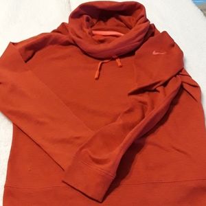 Nike dri fit cowl neck sweater